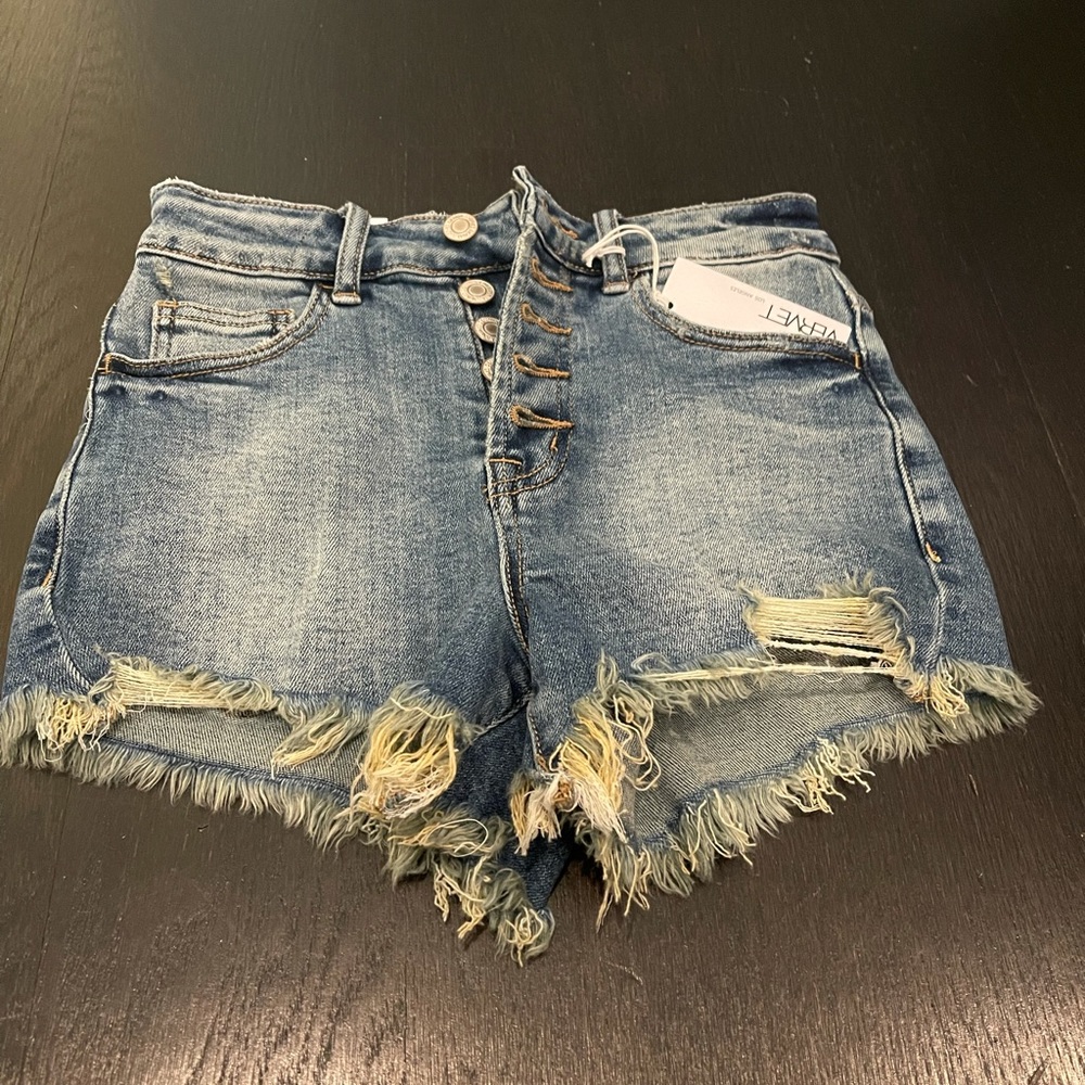 High rise Jean shorts from vervet.